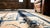 Marvelous Tan Beige and Navy Blue Color With Special Floral Design Antique Chinese Peking Rug For Sale In New York - Image 6 of 7