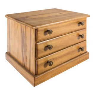 Vintage Salesman Sample Maple Chest of Drawers For Sale
