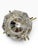 Mid-Century Modern Vintage German 24% Bleikristall Crystal Diamond Candle Holder With Gold Stand For Sale - Image 3 of 5