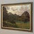 Framed Oil Painting on Canvas by Léon Dardenne (1865–1912), 'Pastoral Landscape With Shepherd and Grazing Cattle' Dated 1897 For Sale - Image 4 of 17
