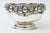 Mid-Century Modern Vintage Large Silver Plated Bowl With Fruit Embellishments, 1950's For Sale - Image 3 of 10