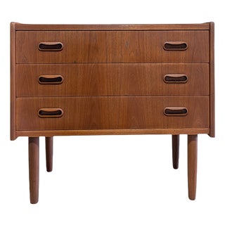 1950s Teak Nightstand For Sale