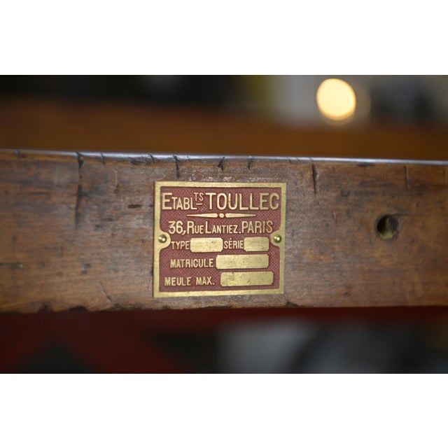 Wood Industrial Beech Workshop Workbench, 1950s For Sale - Image 7 of 13