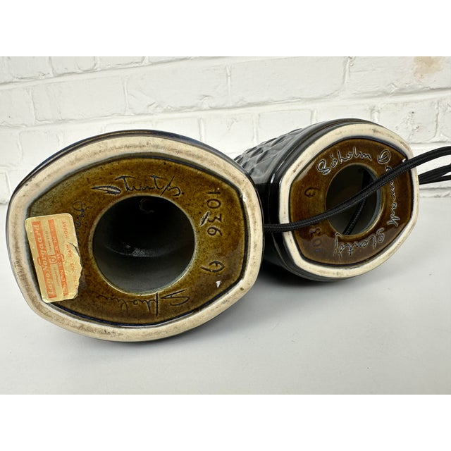 Ceramic Model 1036 Table Lamps by Einar Johansen for Søholm, Denmark, 1960s, Set of 2 For Sale - Image 13 of 15