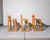 1980s Vintage Studio Handcrafted Oak Counter Stools by John M. Toy - Set of 3 For Sale - Image 5 of 15