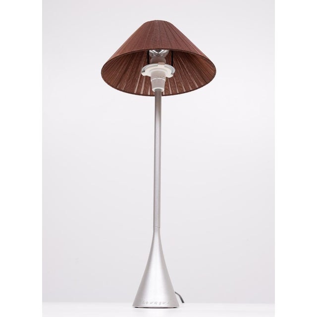 Cinna Table Lamps in Cast Aluminum by Pascal Mourgue for Ligne Roset, 1980s, Set of 2 For Sale - Image 6 of 17