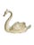 Hollywood Regency Elegant Mid 20th Century Ceramic Swan Decorative Planter or Bowl 20” Wide For Sale - Image 3 of 16