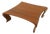 Vintage Coffee Table in Iroko by Marc Van Rampelberg, 1980s For Sale