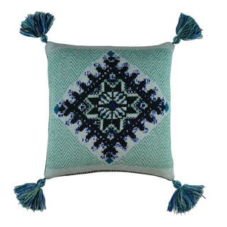 Bohemian Chic Slavic Jacquard With Tassles For Sale