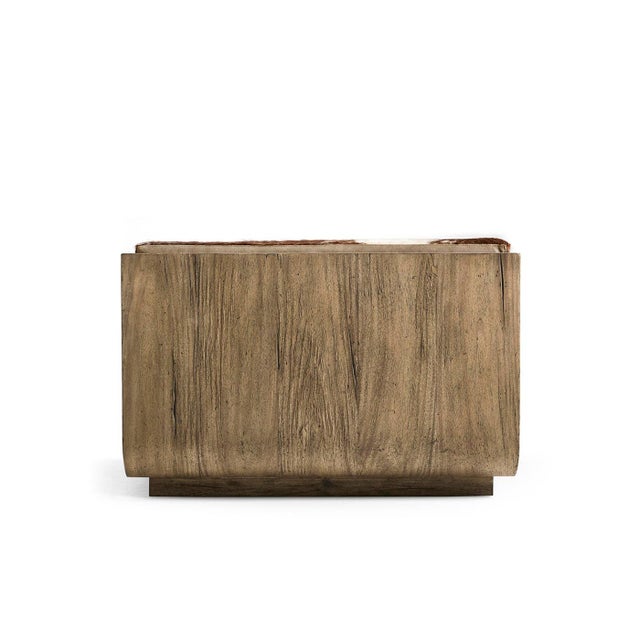 Sculptural Organic Modern Wood Daybed with Bolsters For Sale - Image 9 of 9