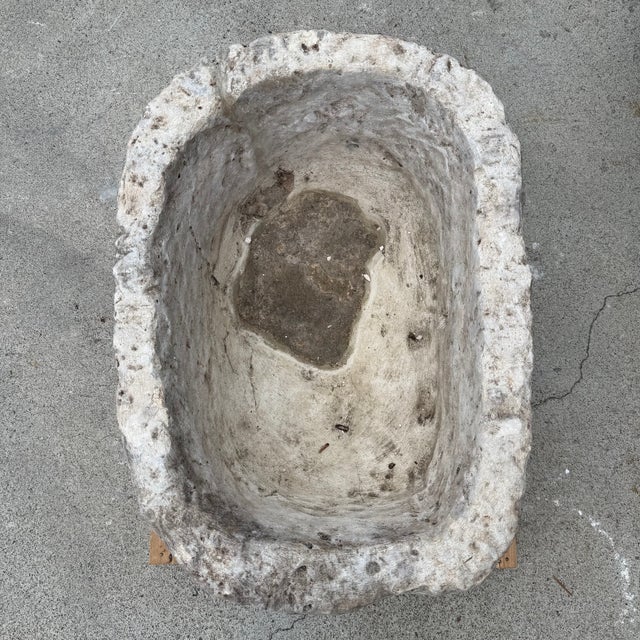 Antique Limestone Trough For Sale - Image 4 of 7