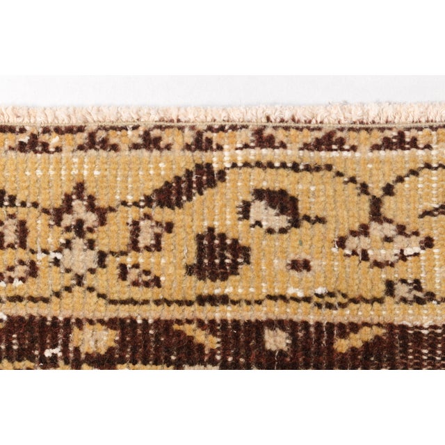 Turkish Oushak Vintage Runner Rug For Sale - Image 3 of 10