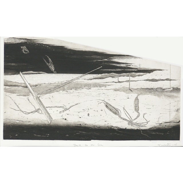 Contemporary "Back to the Sea" - Intaglio Print by Tomoya Uchida For Sale - Image 3 of 7