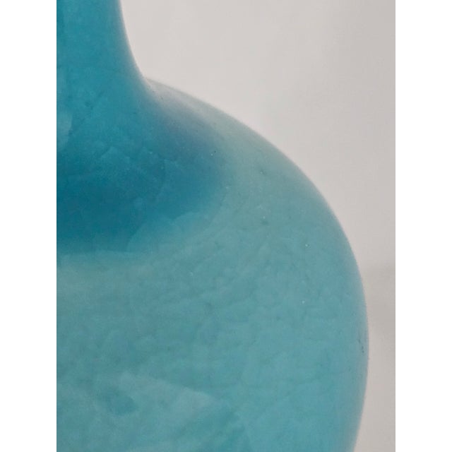 Rookwood Art Pottery Vase, Shape 778 — Blue Glaze, Dated 1945 For Sale - Image 9 of 12