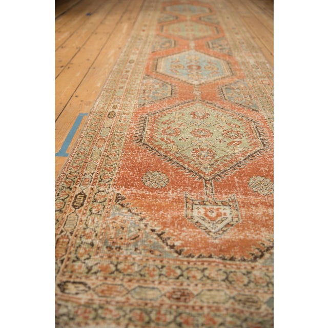 Traditional Vintage Distressed Northwest Persian Rug Runner - 3' x 14'2" For Sale - Image 3 of 11