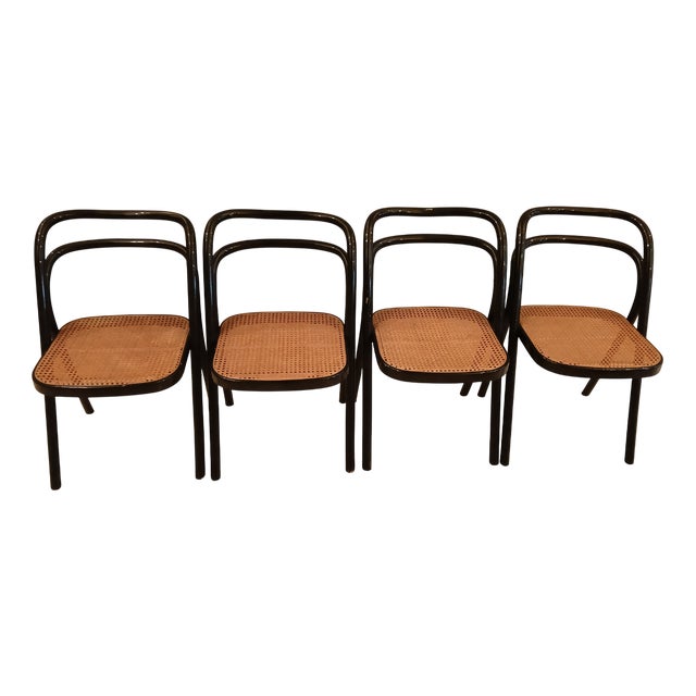 Santina Model Chairs by Carlo Santi for Zanotta, Italy, 1970s, Set of 4 For Sale