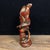 1960s Vintage Solid Bronze Liu Hai Playing With Golden Toad Statue, Wealth Attracting Figurine For Sale - Image 5 of 9
