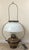Antique C1887 Bradley & Hubbard Milk Glass Cast Iron Hanging Lantern Electrified Lamp For Sale - Image 15 of 15