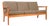 Mid-Century Teak GE-265/3 Wollstoff Sofa by Hans J. Wegner for Getama, 1960s For Sale