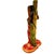 Plastic 1950s Mid-Century Modern Hand Painted Hawaiian Hula Resin Table Lamp by Santana W/ Wipplestitch Shade For Sale - Image 7 of 10