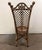Late 19th Century Antique Victorian Heywood Brothers/Heywood Wakefield Rattan & Wicker Portrait Chair For Sale - Image 10 of 12