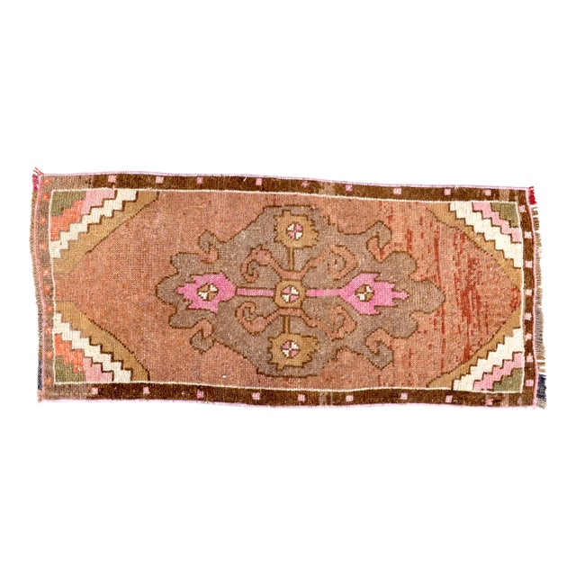 Vintage Mid Century Turkish Rug For Sale