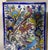 1960s Vintage Persian Ceramic Tile Hand Painted Polychrome Birds & Florals Qajar Style For Sale - Image 5 of 12