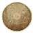 20th Century Signed Round Silk Rug rug no. 10947 For Sale