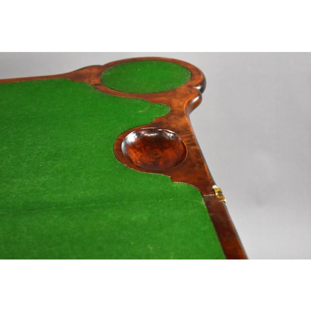 18th Century George II Irish Mahogany Card Table For Sale - Image 12 of 18
