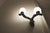 Vintage Brutalist Double Opaline Lighting Wall Light, 1950s For Sale - Image 3 of 18