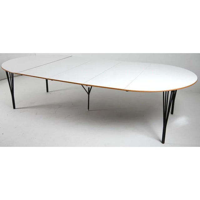 Late 20th Century Piet Hein & Arne Jacobsen Phoenix Dining Table For Sale In New York - Image 6 of 11