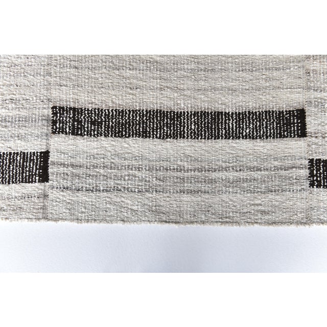 Textile 1970s Turkish Home Living Stripe Kilim Rug For Sale - Image 7 of 11