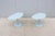 MCM Style Light Blue Organic Forms Side Tables Attributed to Morten Voss, a Pair For Sale In New York - Image 6 of 18