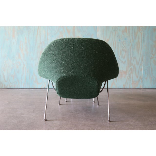 1970 Knoll Womb Chair Green Wool For Sale - Image 6 of 11