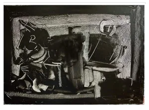 Giorgi Kukhalashvili, The Bull, 2020, Oil on Canvas