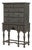 g.l. Sawyer Custom Made Crackle Paint 8 Drawer Highboy For Sale