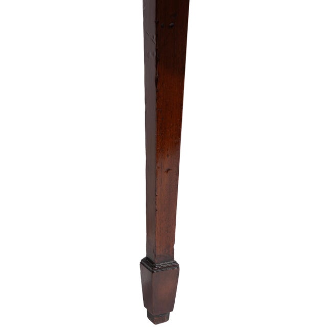 19th Century English Flame Mahogany Serpentine Sideboard, 19th Century For Sale - Image 5 of 7