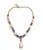 Baroque Bochic "Capri" Red Ruby & Fire Opal Necklace Set In 18K Gold & Silver For Sale - Image 3 of 11