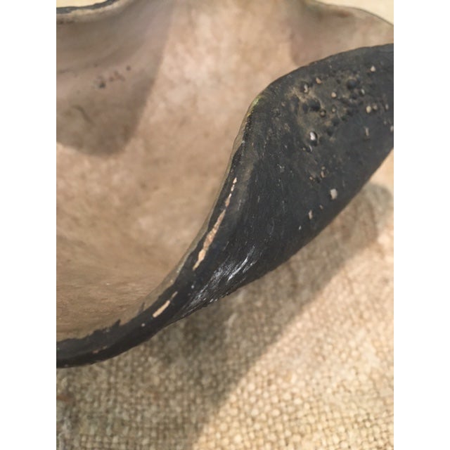Vintage Black Italian Handkerchief Pottery Bowl For Sale In Dallas - Image 6 of 7