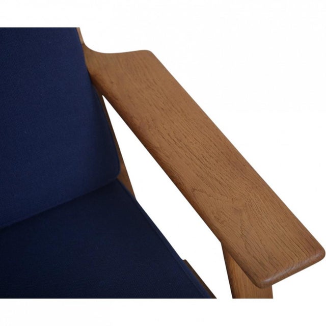 Wood GE290 3-Seater Sofa in Oak by Hans J. Wegner, 1990s For Sale - Image 7 of 18