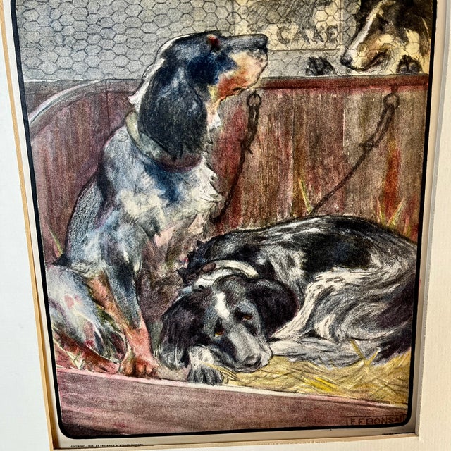 American 1930s Vintage Spaniel Hunting Dog Print For Sale - Image 3 of 3