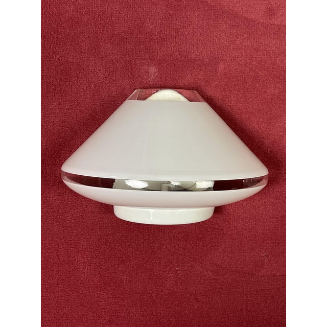 Mid-Century Italian Murano Glass Wall Lamps, 1960s, Set of 2 For Sale - Image 4 of 12