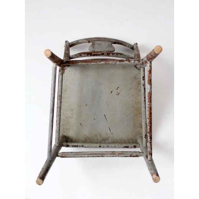 Antique 19th Century Painted Lyre Back Chair For Sale - Image 15 of 17
