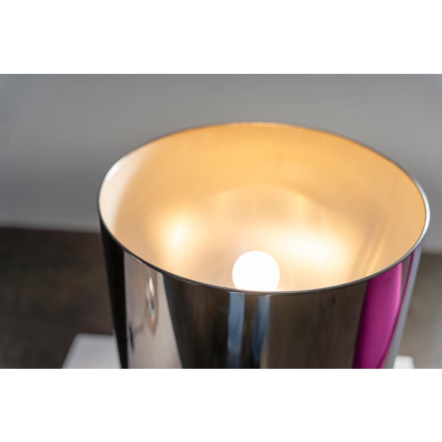 Acrylic Glass Table Lamps by Luigi Massoni for Guzzini, Italy, 1970s, Set of 2 For Sale - Image 8 of 11