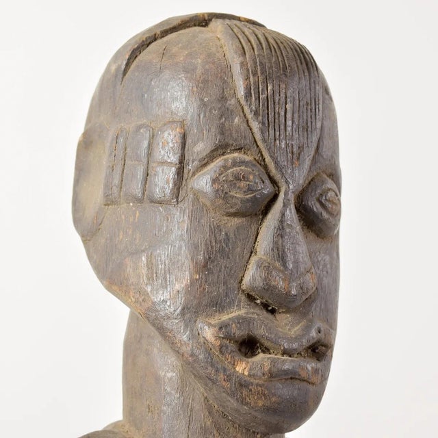 Early 20th Century Moba Standing Wood Figure Togo For Sale - Image 10 of 12
