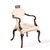 Baker Stately Homes Queen Anne Crown Chair For Sale - Image 9 of 10
