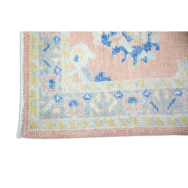 Oriental Hand Knotted Rug Turkish Oushak 2'4" x 3'2" Explore a curated collection of hallway runners, wool rugs, and...