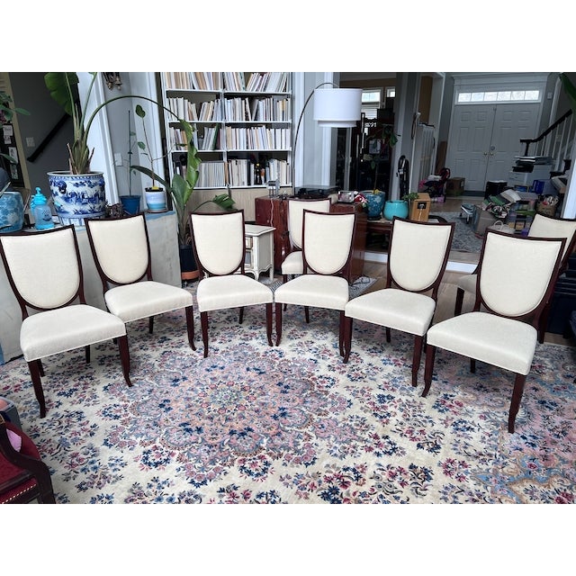 Set of (8) Kindel Modern Dining Chairs For Sale - Image 10 of 13