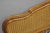 Wood Vintage French Louis XV Style Distressed Gold Gilt Cane Back Vanity Bench Seat For Sale - Image 7 of 18
