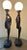 Art Deco Art Deco Style, Nude Women Matching Black Tall Lamps - a Pair For Sale - Image 3 of 9
